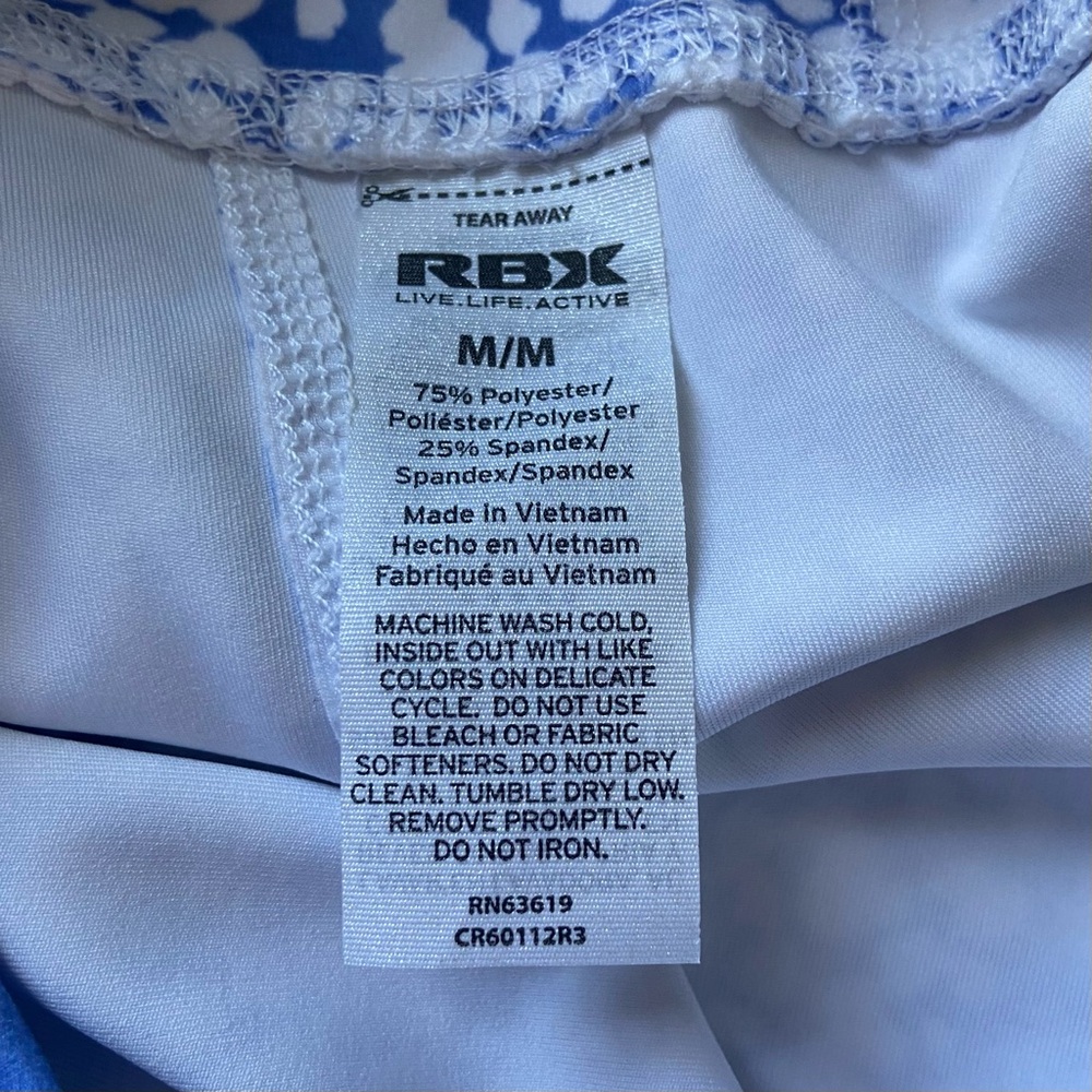𝗿𝗯𝘅 blue floral cropped leggings - Picture 8 of 8